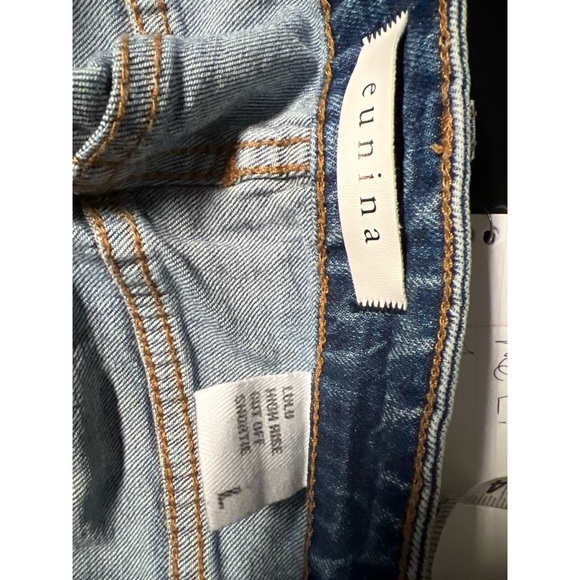 Eunina Denim Distressed Women Shorts - Picture 3 of 4